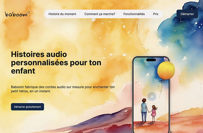 Baboom - Créer vos histoires pour enfants en un instant
